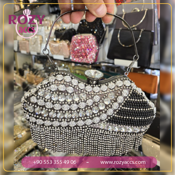 Crystal-Embellished Evening Bag 27